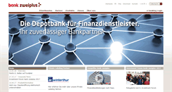 Desktop Screenshot of bankzweiplus.ch